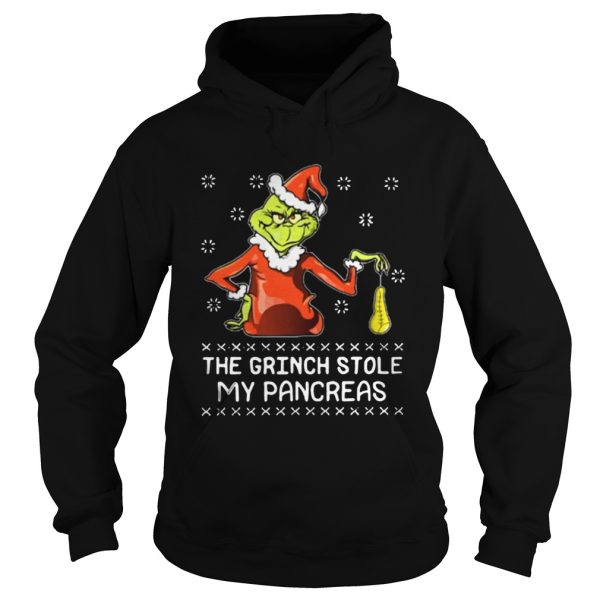 Christmas The Grinch stole my pancreas shirt