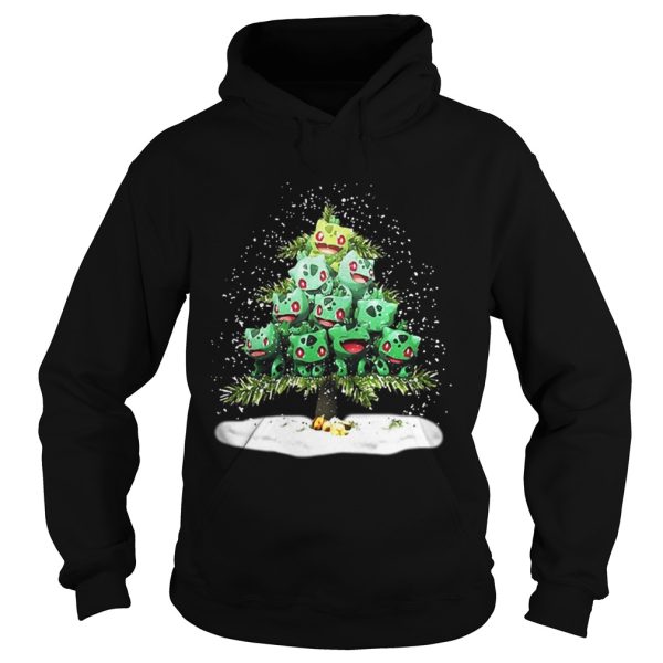 Christmas Tree Bulbasaur Pokemon Shirt