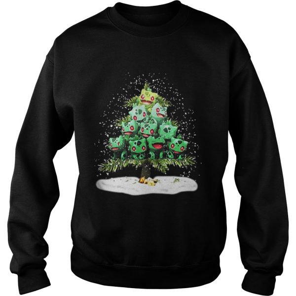 Christmas Tree Bulbasaur Pokemon Shirt