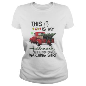 Christmas tree truck this is my hallmark christmas movie watching shirt 1 Christmas tree truck this is my hallmark christmas movie watching shirt 2