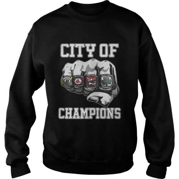 City Of Champions Boston Sports Teams Citizen Shirt