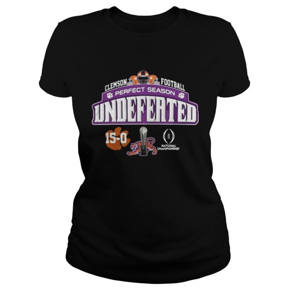 Clemson Football Perfect Season Undeferted shirt