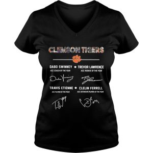 Clemson Tigers Dabo Swinney Trevor Lawrence Travis Etienne Clelin Ferrell shirt 1
