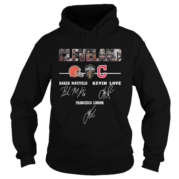 Cleveland baker mayfield kevin love francisco lindor shirt