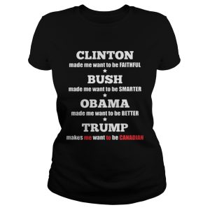 Clinton Made Me Want To Be Faithful Bush Made Me Want To Be Smarter Shirt 1 Clinton Made Me Want To Be Faithful Bush Made Me Want To Be Smarter Shirt 2