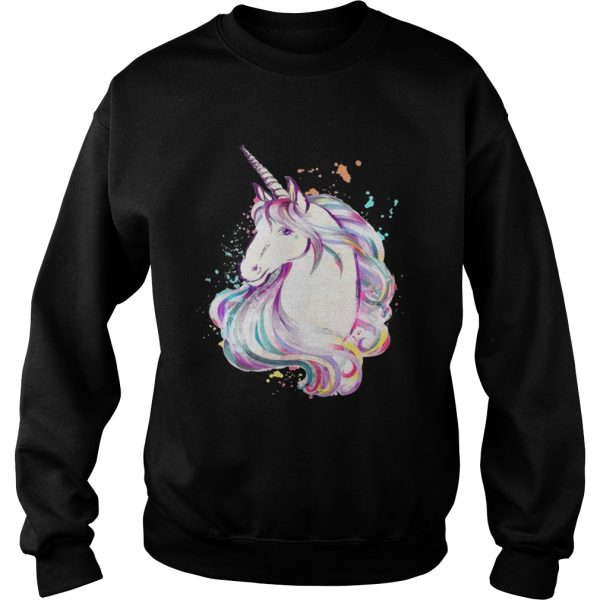 Colorful Unicorn Rave Lover Funny Rainbow T-Shirt