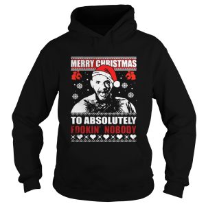 Conor Mcgregor Merry Christmas To Absolutely Fookin' Nobody Ugly Shirt 2