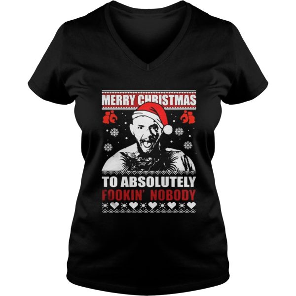 Conor Mcgregor – Merry Christmas To Absolutely Fookin’ Nobody Ugly Shirt