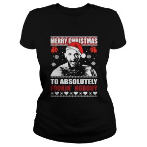 Conor Mcgregor Merry Christmas To Absolutely Fookin' Nobody Ugly Shirt 4