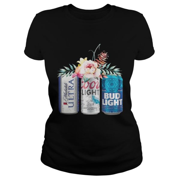 Coors Light Bud Light Michelob Ultra Beer Shirt