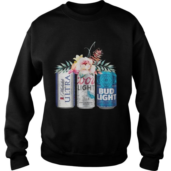 Coors Light Bud Light Michelob Ultra Beer Shirt