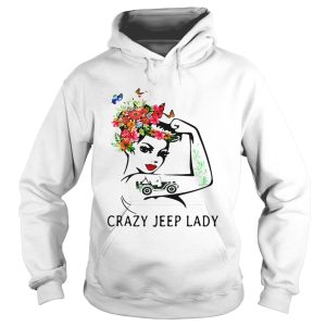 Crazy jeep lady shirt 2