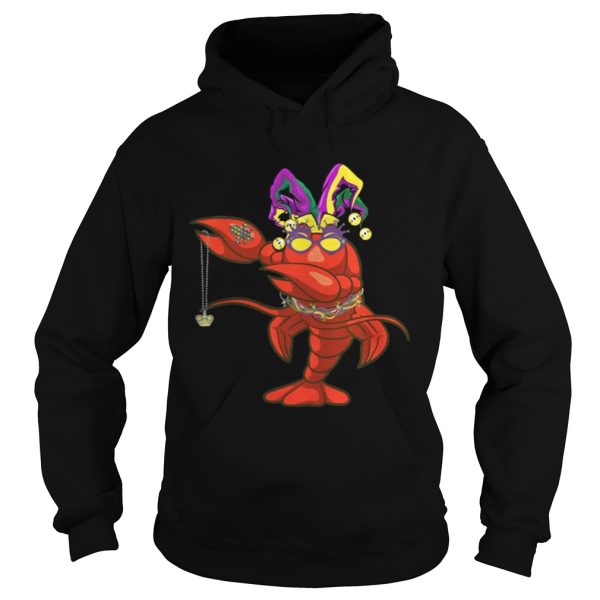 Dabbing Mardi Gras Bead Crawfish Party T-Shirt