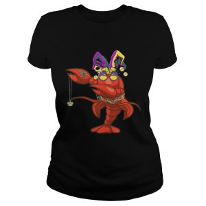 Dabbing Mardi Gras Bead Crawfish Party T Shirt 2
