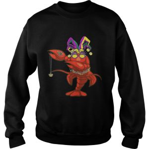 Dabbing Mardi Gras Bead Crawfish Party T Shirt 3