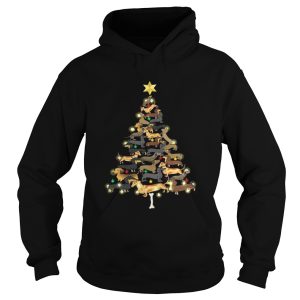 Dachshunds Christmas tree shirt 1