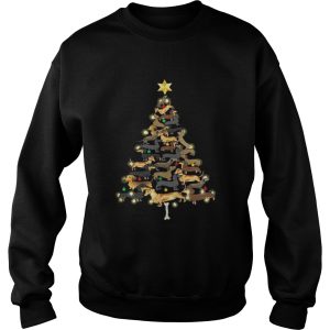 Dachshunds Christmas tree shirt 3