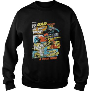 Dad You Are Smart As Batman As Strong As Superman Shirt 2