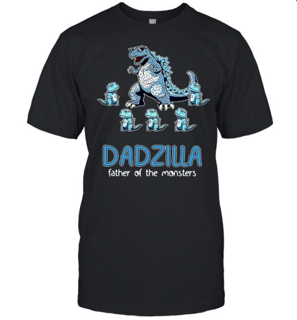 Dadzilla Father Of The Monsters Personalized Shirt