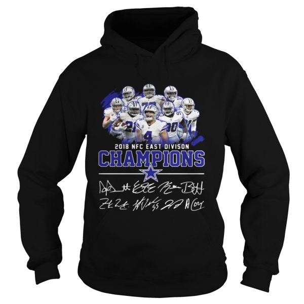 Dallas cowboys team 2018 NFC east division champions shirt