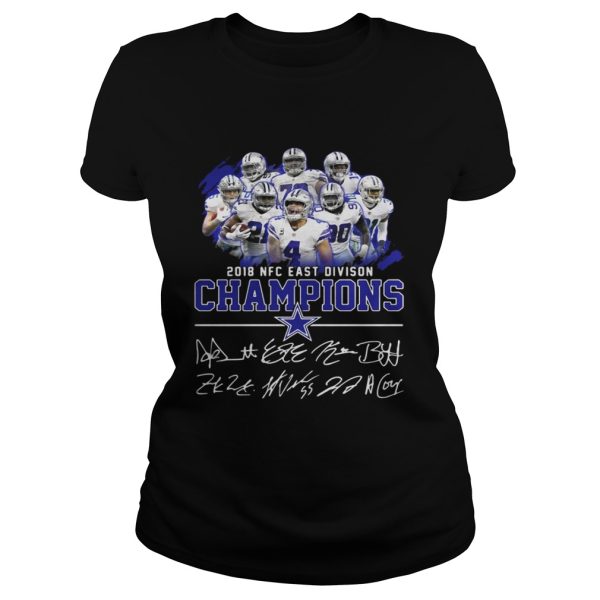 Dallas cowboys team 2018 NFC east division champions shirt