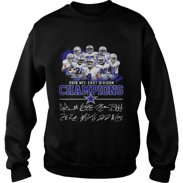 Dallas cowboys team 2018 NFC east division champions shirt