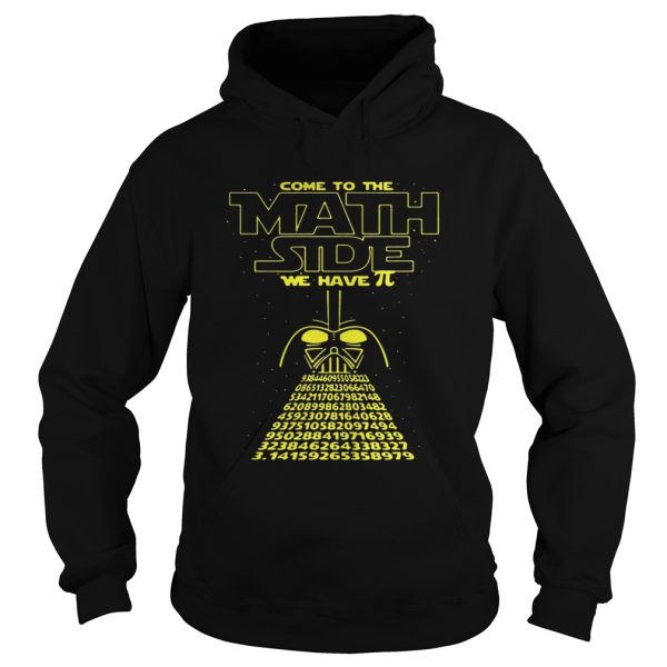 Darth Vader Come To The Math Size Pi Day Shirt