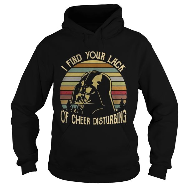 Darth Vader I find your lack of cheer disturbing sunset shirt