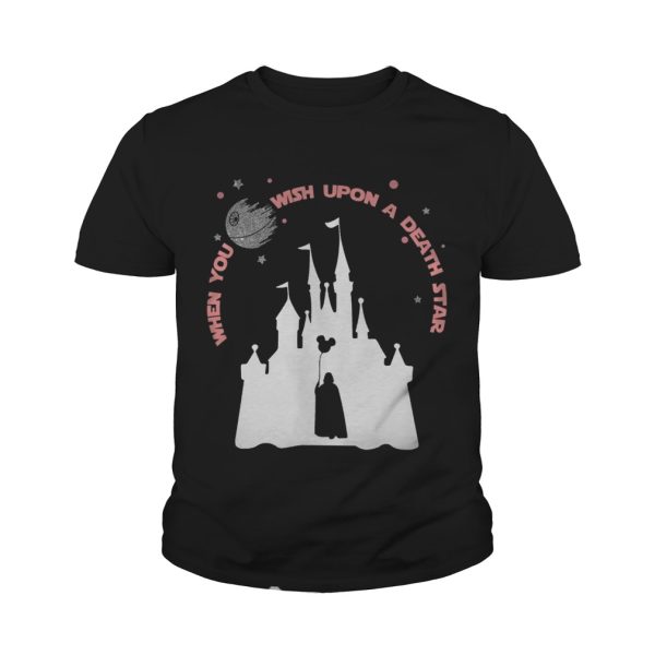 Darth Vader Mickey when you wish upon a Death Star shirt