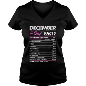 December girl facts shirt 3
