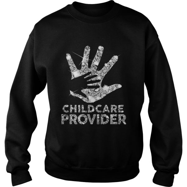 Diamond glitter Childcare Provider shirt