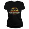 Dinosaur Motherhood like a walk in the park vintage sunset shirt