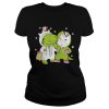 Dinosaur and Unicorn are best friends shirt