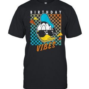 Disney Donald Duck Birthday Vibes 80s shirt