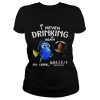 Disney Funny Dory I’m Never Drinking Again For Bulleit Lover Shirt