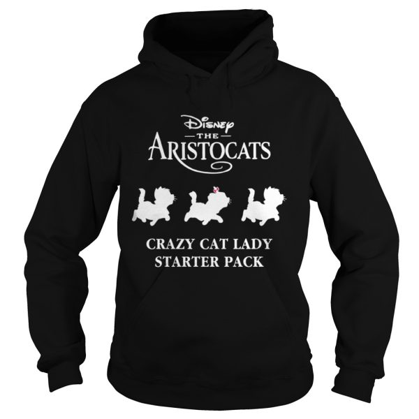 Disney the aristocats crazy cat lady starter pack shirt