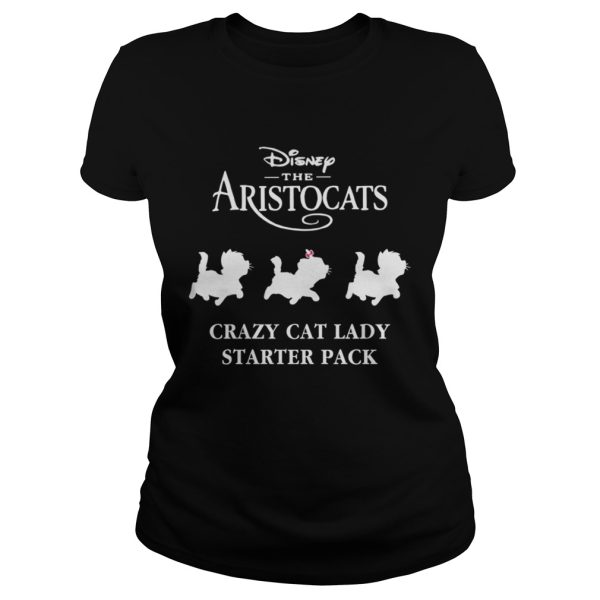 Disney the aristocats crazy cat lady starter pack shirt