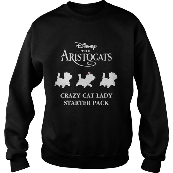 Disney the aristocats crazy cat lady starter pack shirt