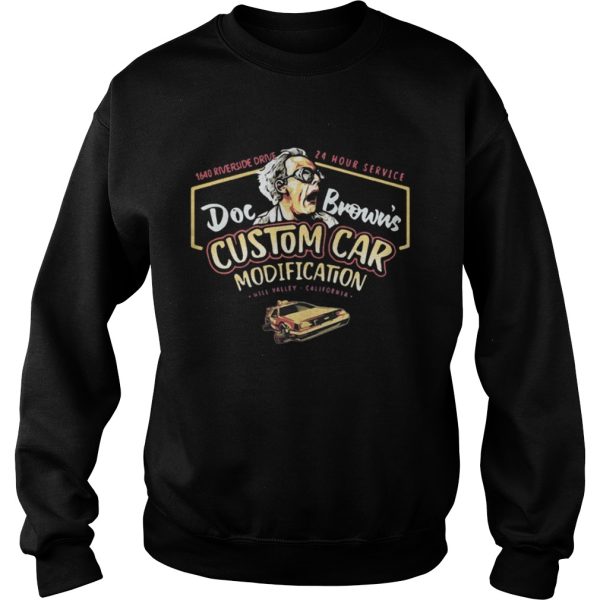 Doc Browns Custom car modification 1640 riverside drive 24 hour service hill shirt