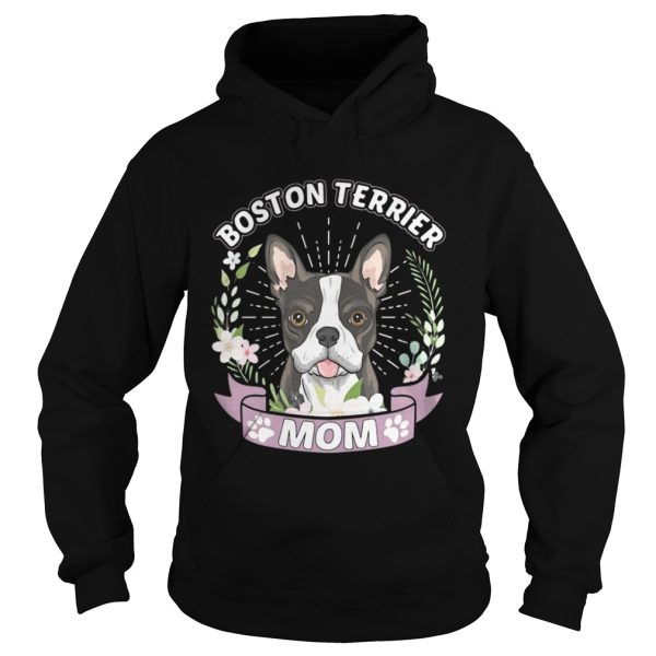 Dog Breed Shirts for Women Boston Terrier Mom shirt