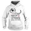 Dog Make Me Happy People Not So Much Funny Dog Lover T-Shirt