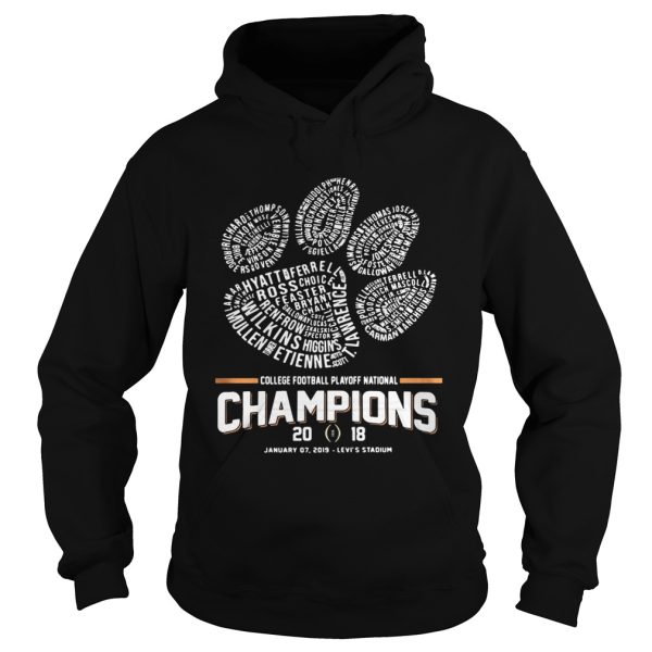 Dog paw college football playoff national championship 2018 shirt