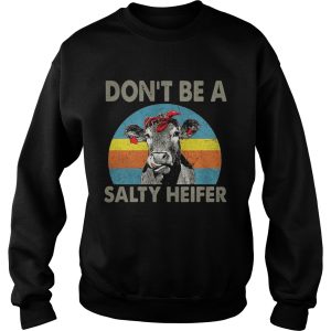 Don't be a salty heifer retro shirt 3