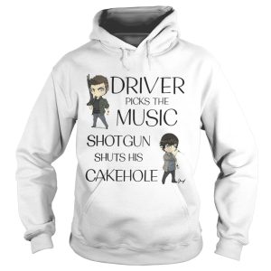 Driver picks the music shotgun shuts his cakehold shirt 1