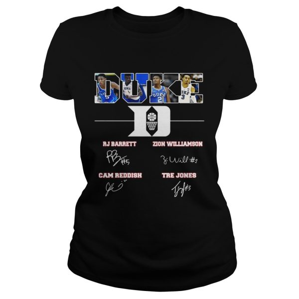 Duke Rj Barrett Zion Williamson signature shirt