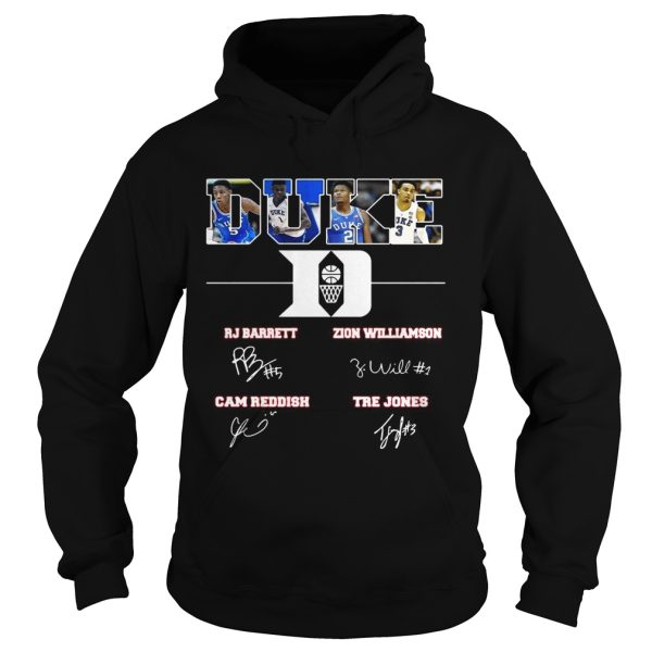 Duke Rj Barrett Zion Williamson signature shirt