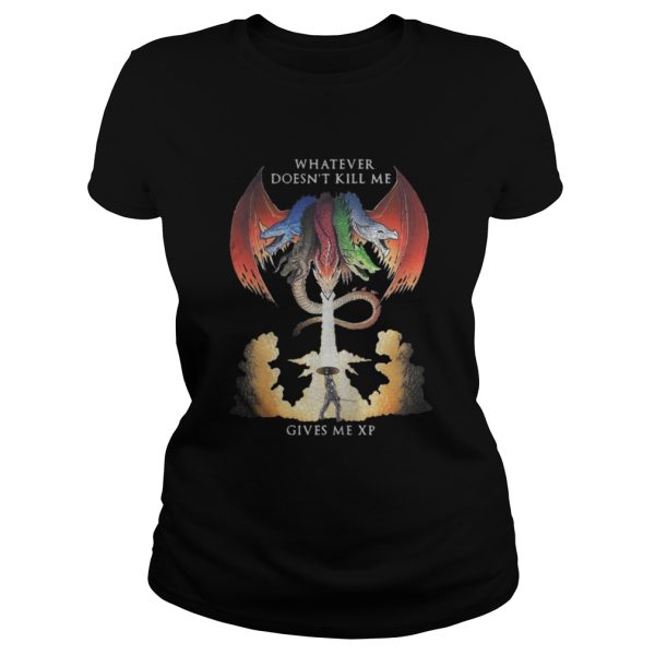 Dungeons and Dragons Tiamat whatever doesn’t kill me gives me xp shirt