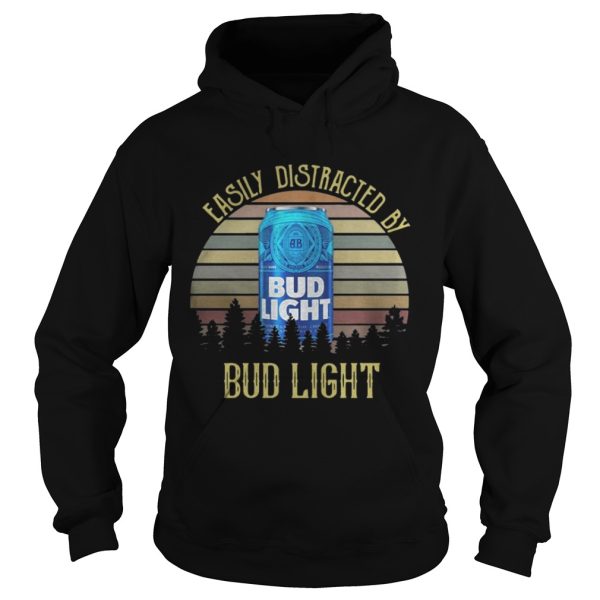 Easily distracted by Bud Light Sunset shirt