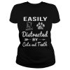 Easily distracted by cats and teeth shirt
