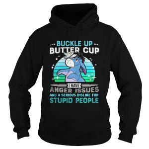 Eeyore buckle up butter cup I have anger issues and a serious shirt 3